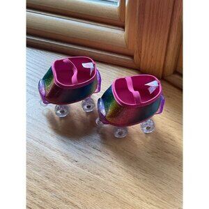 Build A Bear Sparkling Rainbow Skate Shoes For Stuffed Animals